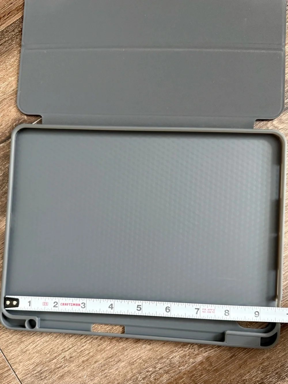 Gray Trifold Smart Folio Case for iPad 4th  5th Gen 10.9 Protective Stand Cover